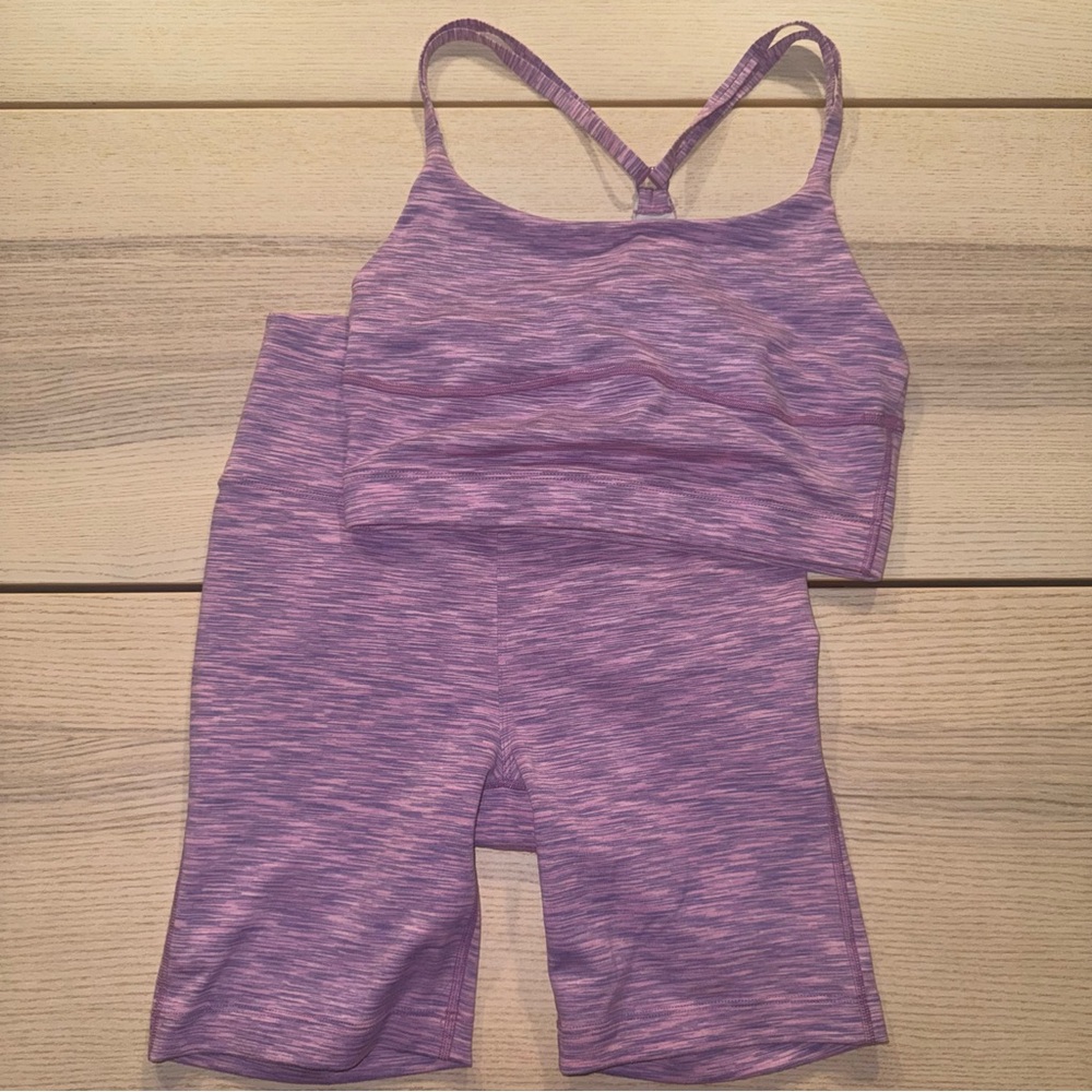 Outdoor Voices FreeForm Set in Hyancinth - size small